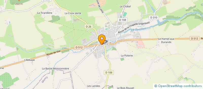 localisation de l'entreprise COMITE DES FETES DE VASSY  VALDALLIERE