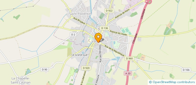 localisation de l'entreprise COMITE DES FETES DE VATAN à VATAN