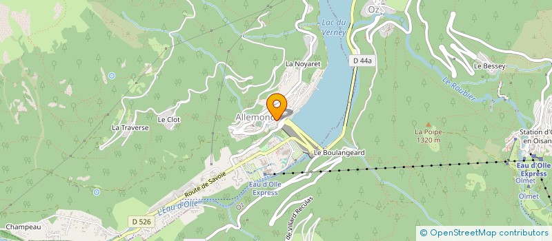 localisation de l'entreprise COMITE DES FETES DE VAUJANY  VAUJANY