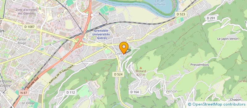 localisation de l'entreprise COMITE DES FETES DE VENON  VENON