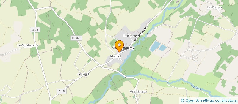 localisation de l'entreprise COMITE DES FETES DE VENTOUSE à VENTOUSE