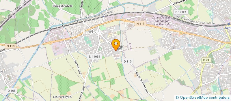 localisation de l'entreprise COMITE DES FETES DE VERARGUES  ENTRE-VIGNES