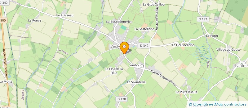 localisation de l'entreprise COMITE DES FETES DE VESLY  VESLY