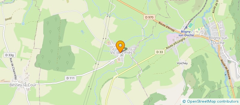 localisation de l'entreprise COMITE DES FETES DE VIC DES PRES  VIC-DES-PRES