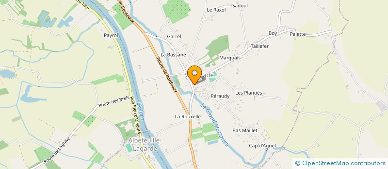 localisation de l'entreprise COMITE DES FETES DE VILLEMADE  VILLEMADE