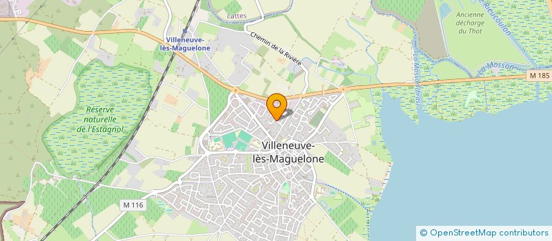 localisation de l'entreprise COMITE DES FETES DE VILLENEUVE LES MAGUELONNE  VILLENEUVE-LES-MAGUELONE