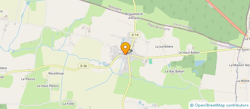 localisation de l'entreprise COMITE DES FETES DE VILLEPOT  VILLEPOT