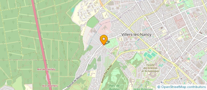 localisation de l'entreprise COMITE DES FETES DE VILLERS LES NANCY  VILLERS-LES-NANCY