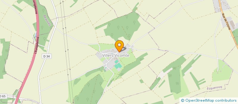 localisation de l'entreprise COMITE DES FETES DE VILLERS VICOMTE  VILLERS-VICOMTE