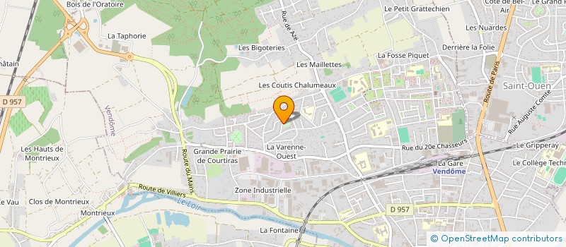 localisation de l'entreprise COMITE DES FETES DE VILLETRUN  VILLETRUN