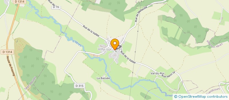 localisation de l'entreprise COMITE DES FETES DE VILLY-SUR-YERES  VILLY-SUR-YERES