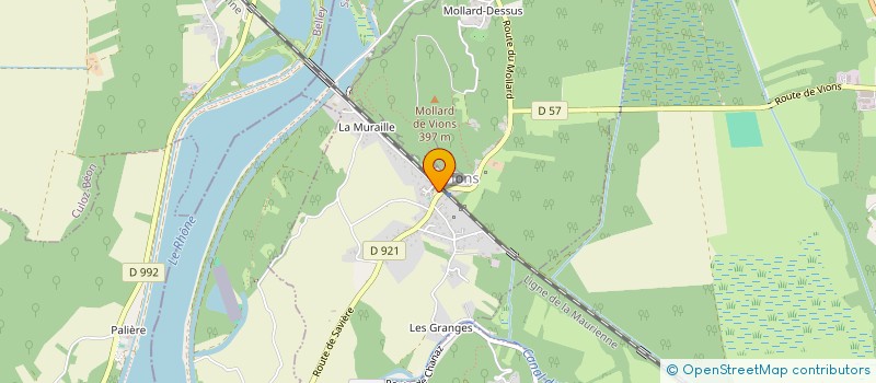 localisation de l'entreprise COMITE DES FETES DE VIONS  VIONS