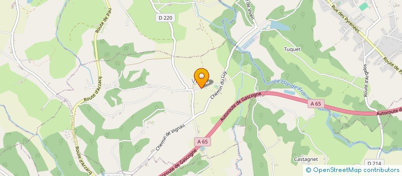 localisation de l'entreprise COMITE DES FETES DE VIVEN  VIVEN