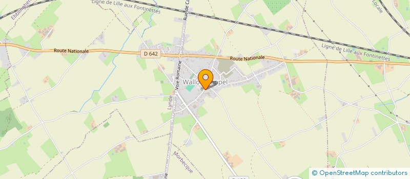 localisation de l'entreprise COMITE DES FETES DE WALLON-CAPPEL  WALLON-CAPPEL