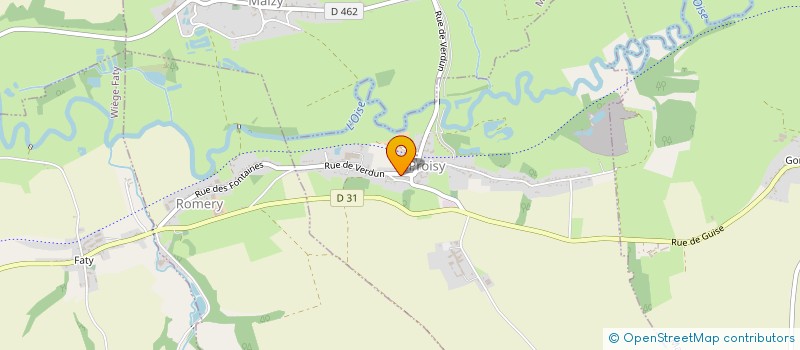 localisation de l'entreprise COMITE DES FETES DE WIEGE-FATY  WIEGE-FATY