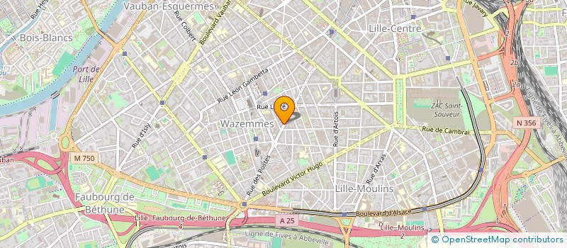 localisation de l'entreprise COMITE DES FETES DES 3 AMICALES à LILLE
