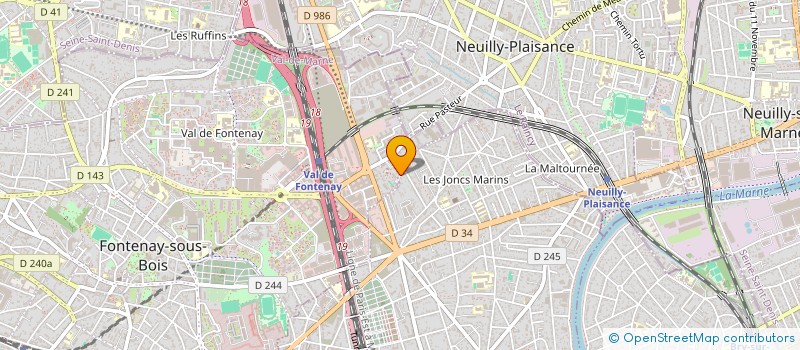 localisation de l'entreprise COMITE DES FETES DES ALOUETTES (CFA) à FONTENAY-SOUS-BOIS