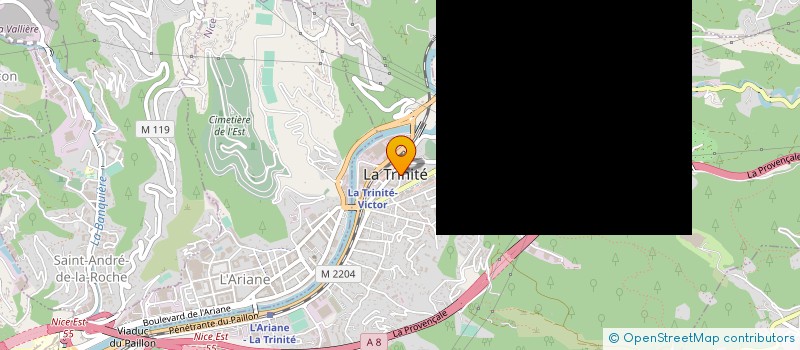 localisation de l'entreprise COMITE DES FETES DES ARTS ET DE LA CULTURE DE LA TRINITE à LA TRINITE
