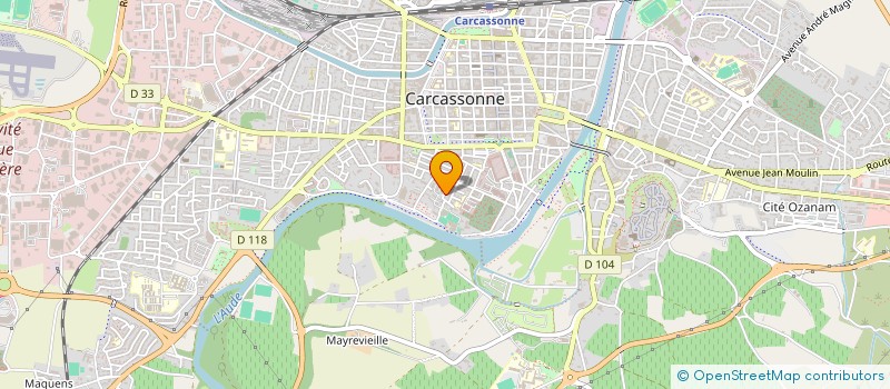 localisation de l'entreprise COMITE DES FETES DES CAPUCINS à CARCASSONNE