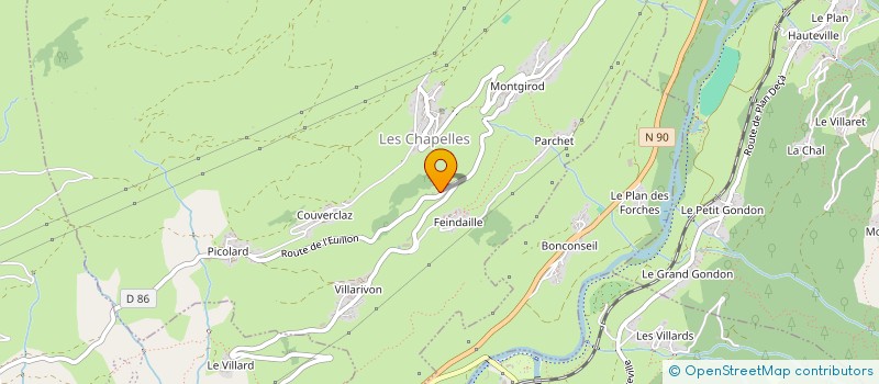 localisation de l'entreprise COMITE DES FETES DES CHAPELLES  LES CHAPELLES