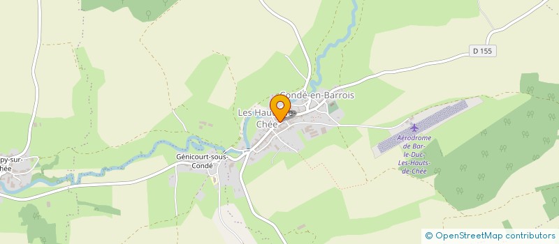 localisation de l'entreprise COMITE DES FETES DES HAUTS DE CHEE à LES HAUTS-DE-CHEE
