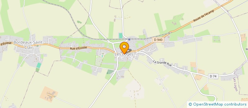 localisation de l'entreprise COMITE DES FETES DES LOGES  LES LOGES