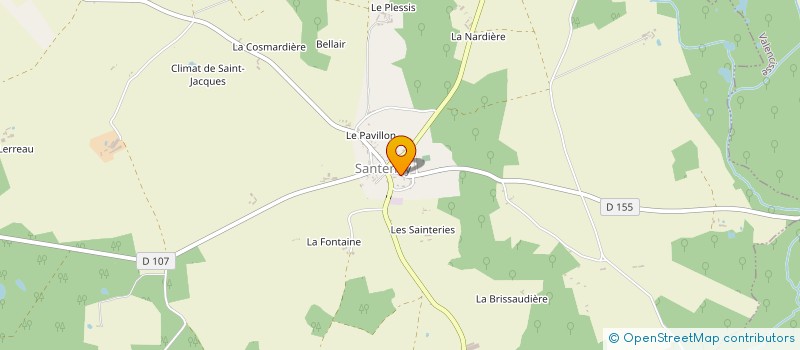 localisation de l'entreprise COMITE DES FETES DES LOISIRS DE SANTENAY à SANTENAY