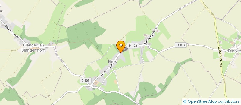 localisation de l'entreprise COMITE DES FETES DES LONGS PIEDS DE FLERS  FLERS