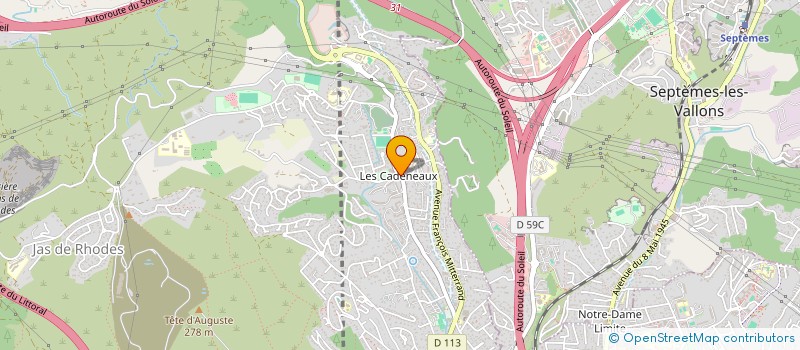 localisation de l'entreprise COMITE DES FETES DES PENNES MIRABEAU à LES PENNES-MIRABEAU