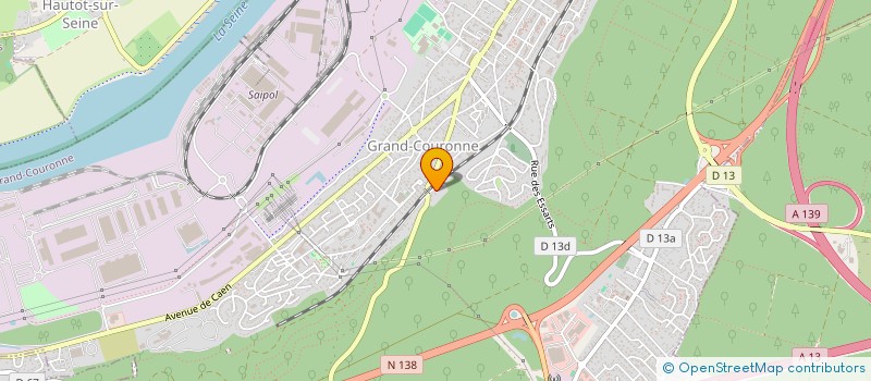 localisation de l'entreprise COMITE DES FETES DES REGATES  LA BOUILLE