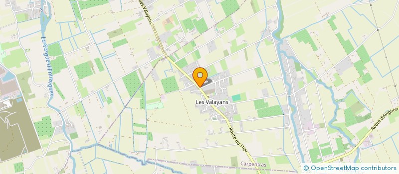 localisation de l'entreprise COMITE DES FETES DES VALAYANS à PERNES-LES-FONTAINES