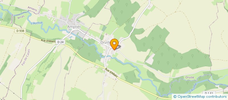 localisation de l'entreprise COMITE DES FETES DU CAMPING DE LA KILIENNE  WARLINCOURT-LES-PAS