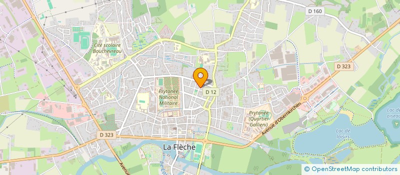 localisation de l'entreprise COMITE DES FETES DU CHAMP DE FOIRE à LA FLECHE