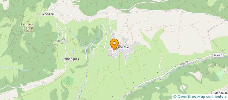 localisation de l'entreprise COMITE DES FETES DU GRAND MAS  MOURET