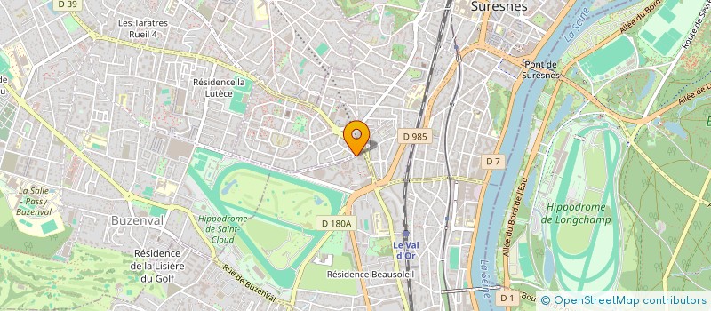 localisation de l'entreprise COMITE DES FETES DU GROUPE SCOLAIRE LA FOUILLEUSE à SAINT-CLOUD
