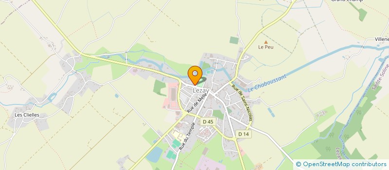 localisation de l'entreprise COMITE DES FETES DU LEZAYEN  LEZAY