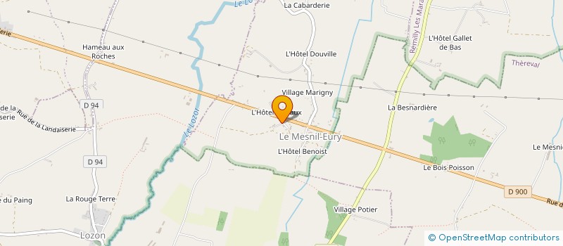 localisation de l'entreprise COMITE DES FETES DU MESNIL EURY  LE MESNIL-EURY