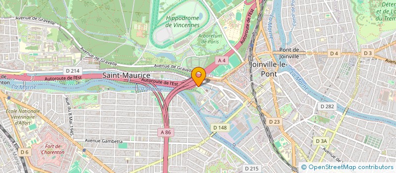localisation de l'entreprise COMITE DES FETES DU QUARTIER DE GRAVELLE ET DE L'ECLUSE (SAINT-MAURICE VAL DE MARNE) à SAINT-MAURICE