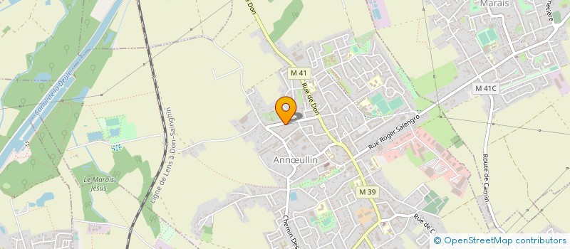 localisation de l'entreprise COMITE DES FETES DU QUARTIER DU MARAIS  ANNULLIN