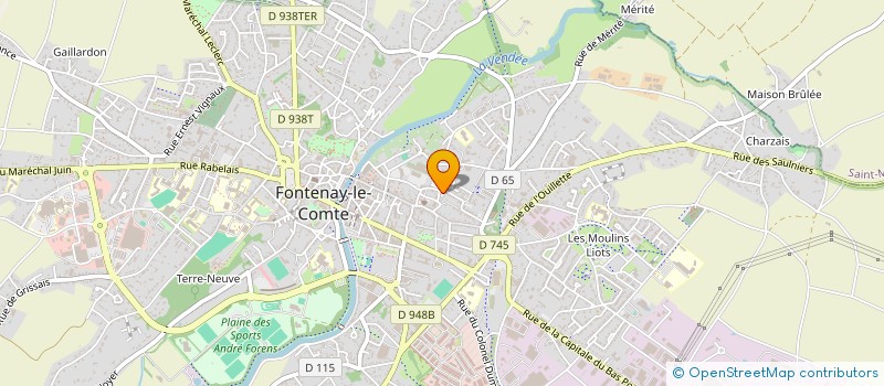 localisation de l'entreprise COMITE DES FETES DU QUARTIER PARADIS-SABLIERE - ST MICHEL LE CLOUCQ à FONTENAY-LE-COMTE