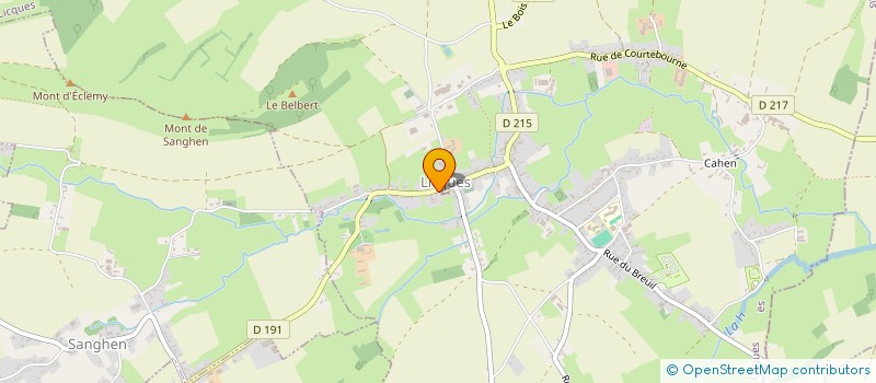 localisation de l'entreprise COMITE DES FETES, DU TOURISME ET DE L'ANIMATION COMMERCIALE ET ARTISANALE DE LICQUES  LICQUES