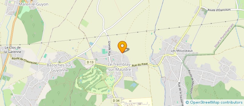 localisation de l'entreprise COMITE DES FETES DU TREMBLAY-SUR-MAULDRE  LE TREMBLAY-SUR-MAULDRE