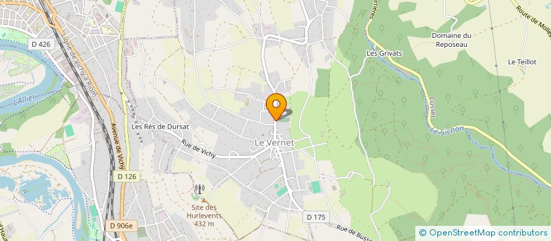 localisation de l'entreprise COMITE DES FETES DU VERNET à LE VERNET