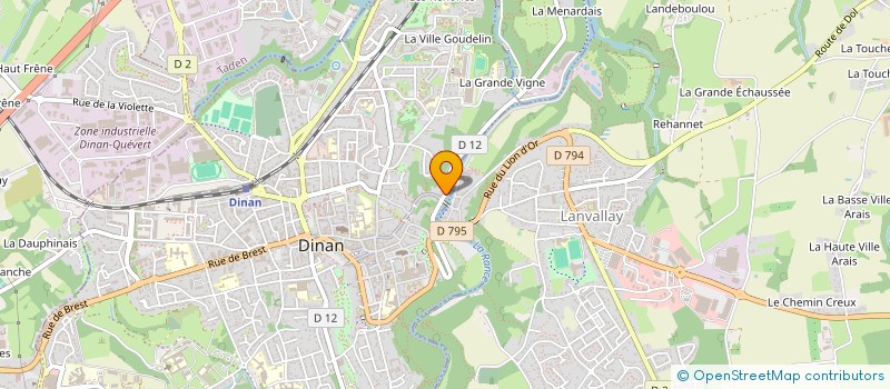 localisation de l'entreprise COMITE DES FETES DU VIEUX PONT  DINAN