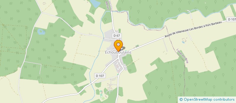 localisation de l'entreprise COMITE DES FETES ECHOUBOULAINS  ECHOUBOULAINS