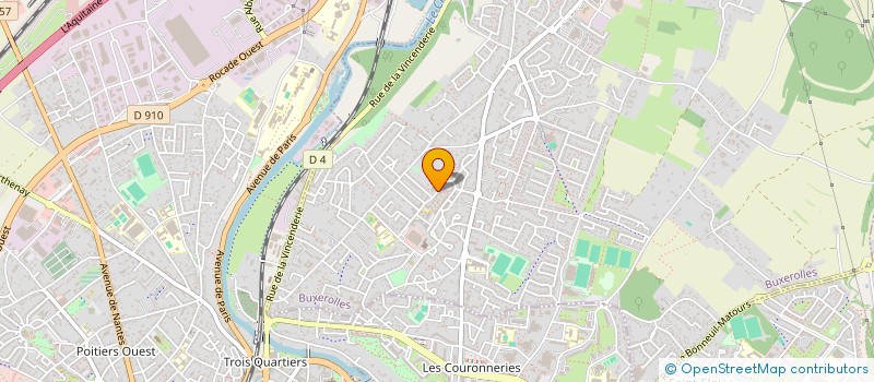 localisation de l'entreprise COMITE DES FETES ET ANIMATIONS DE BUXEROLLES à BUXEROLLES