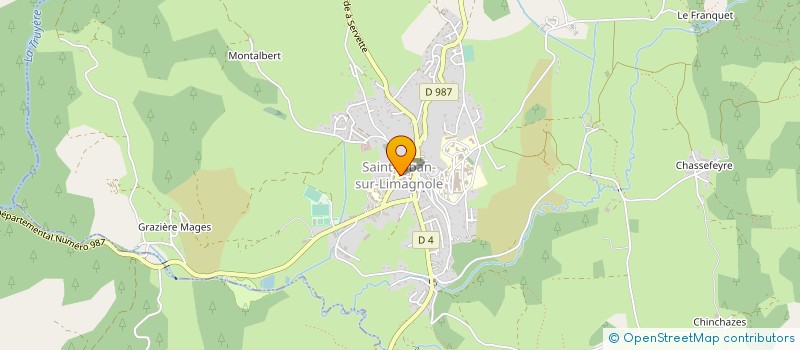 localisation de l'entreprise COMITE DES FETES ET ANIMATIONS DE SAINT ALBAN  SAINT-ALBAN-SUR-LIMAGNOLE