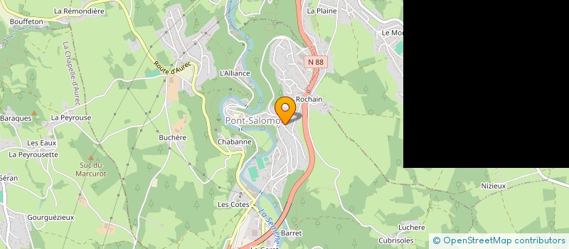 localisation de l'entreprise COMITE DES FETES ET ANIMATIONS PONTOISES  PONT-SALOMON