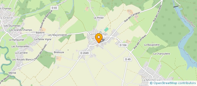 localisation de l'entreprise COMITE DES FETES ET D'ANIMATION D'AUZAY  AUCHAY-SUR-VENDEE