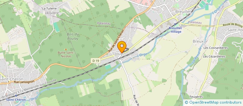 localisation de l'entreprise COMITE DES FETES ET D'ANIMATION DE BREUX JOUY  BREUX-JOUY